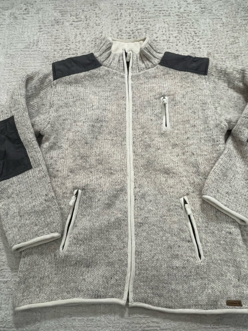 Laundromat Wool Zip Up Jacket
